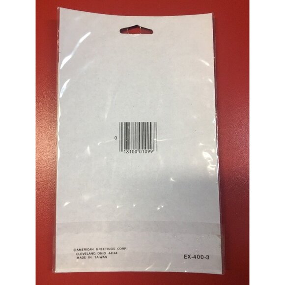 Sherman On The Mount Vinyl Vintage Puffy Stickers 1984 AGC Forget Me Not Holiday - Picture 6 of 6